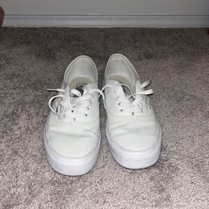 White Vans size 10.5